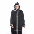 Maxi qualité polyester maxi taille femmes kimono musulman dubai abaya robe